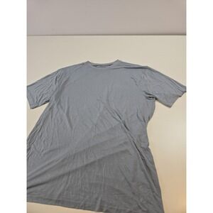 Free Fly Shirt Mens 3XL Blue Performance Bamboo Crewneck Short Sleeve Tee Soft